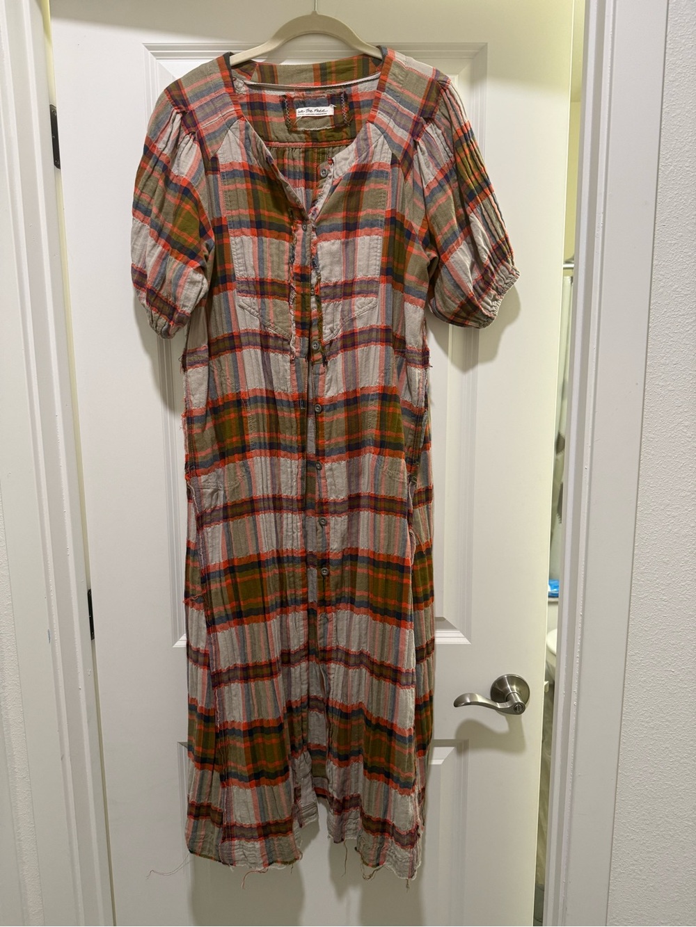Outlaw Plaid Maxi Top (Free People)
Khaki Combo